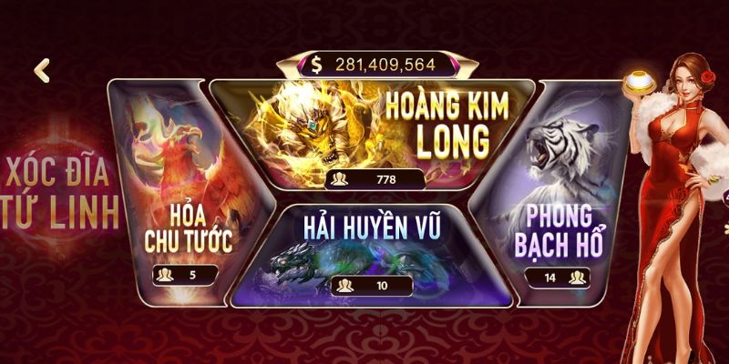 Kinh nghiệm đánh Xóc đĩa tứ linh